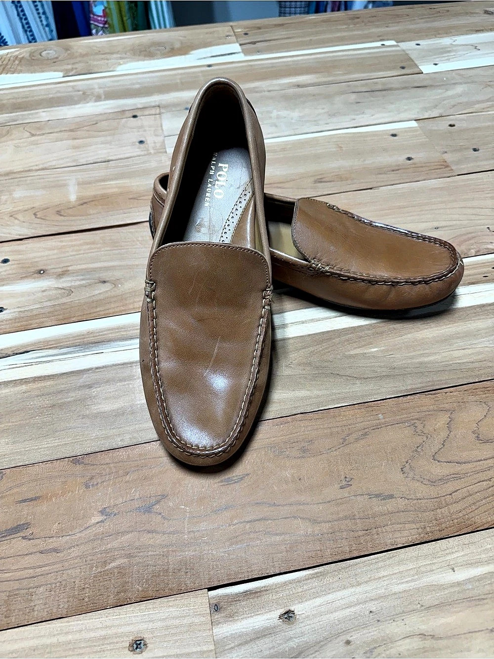 Polo Ralph Lauren Redden Men's Leather Loafers Brown